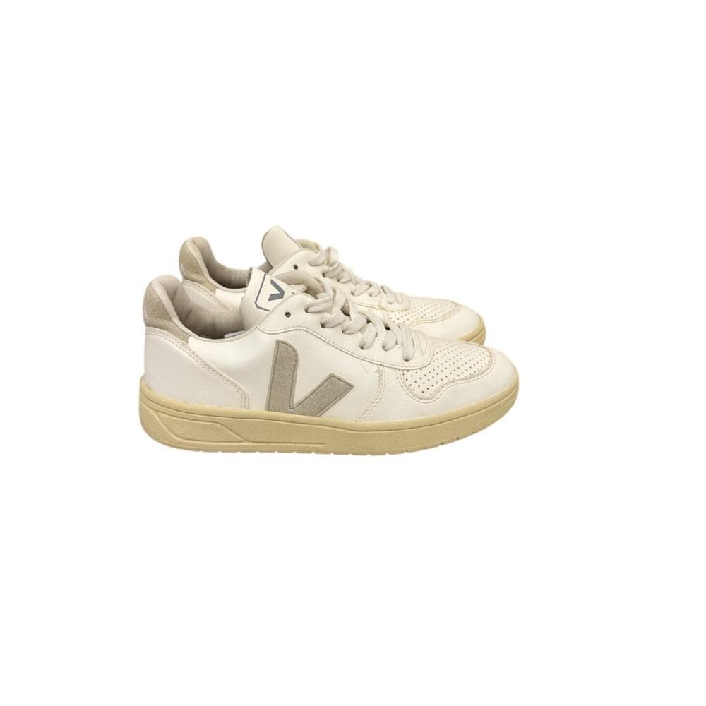 VEJA Shoes V-10 Bicolor Leather Low-Top Sneakers Size Women's 6